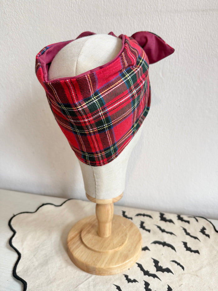 tartan headscarf