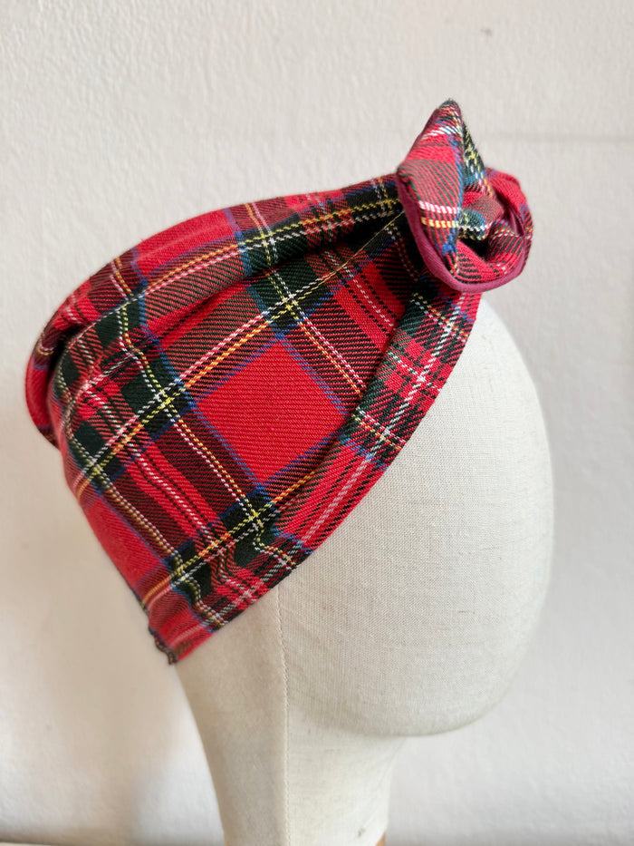 tartan headscarf