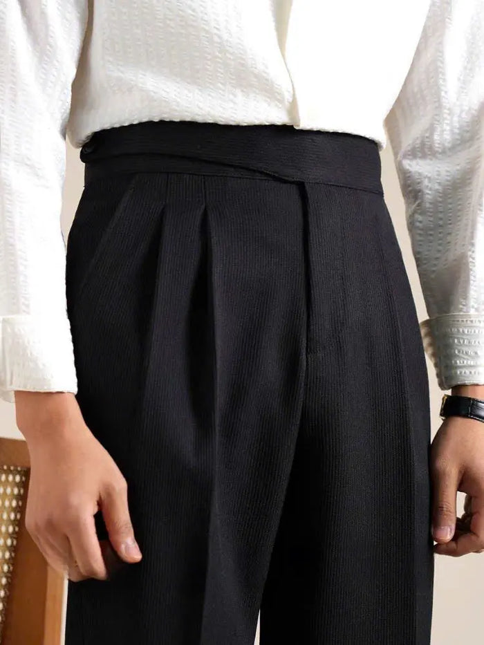 Textured Bologna Gurkha Trousers - BRABION