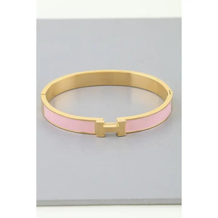 The Bright H Cuff-Multiple Colors