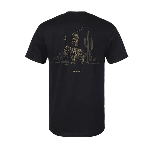 The Cowboy Moon T-shirt By Poncho
