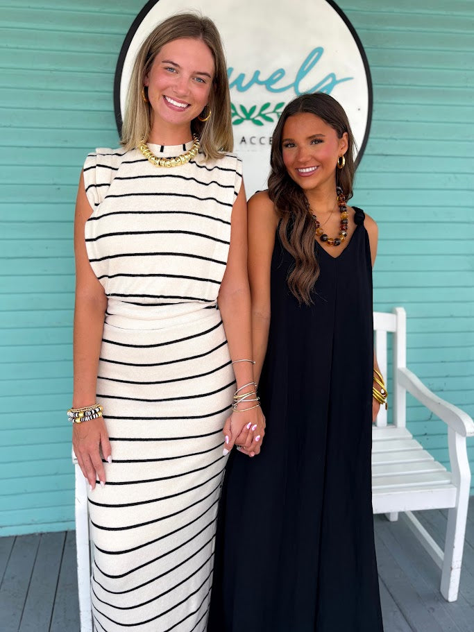 The Dylan Twisted Dress-Black
