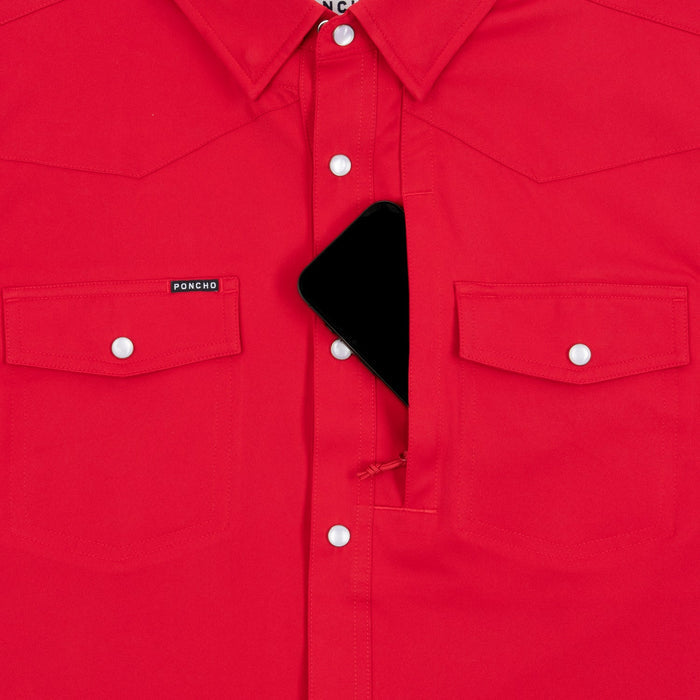 The Jones RED LONG SLEEVE by Poncho