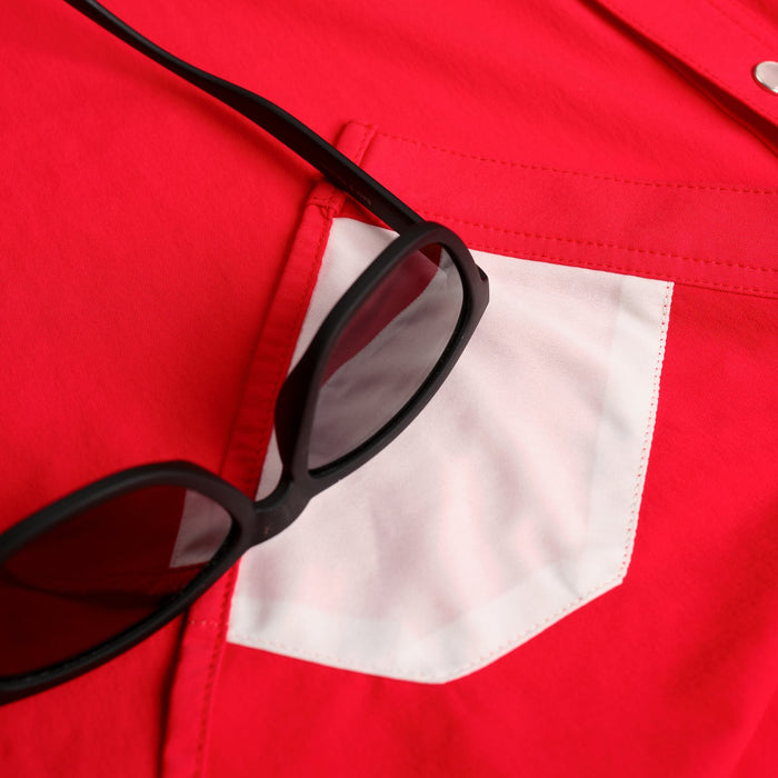 The Jones RED LONG SLEEVE by Poncho