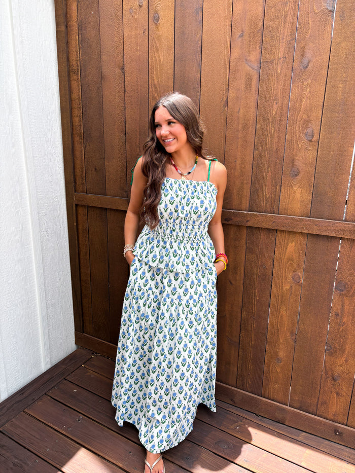 The Ryland Floral Set-White