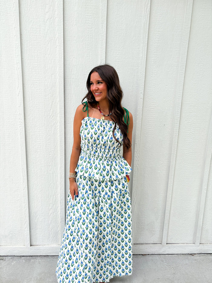 The Ryland Floral Set-White