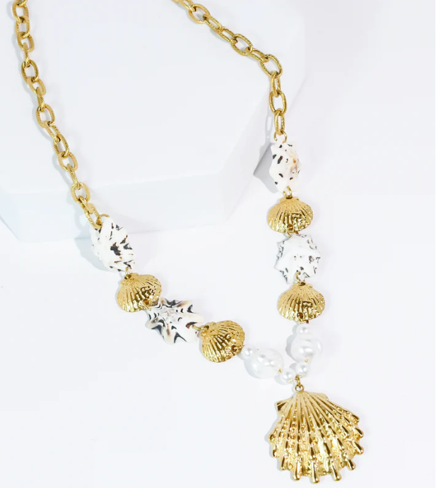 The Sea You Soon Necklace-Gold