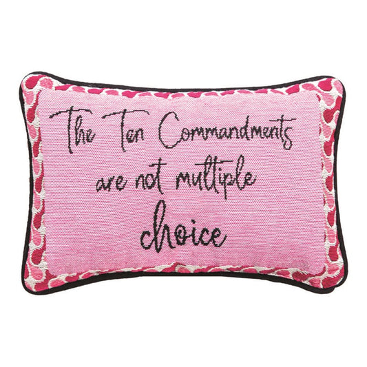 The Ten Commandments Word Pillow - Cardsmart & Gift