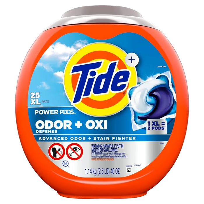 Tide PODS Oxi Power Laundry Pacs - 25 Ct - 4 Pack