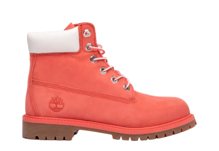 TIMBERLAND PREMIUM 6” WATERPROOF BOOT MEDIUM PINK NUBUCK (BRAND NEW)