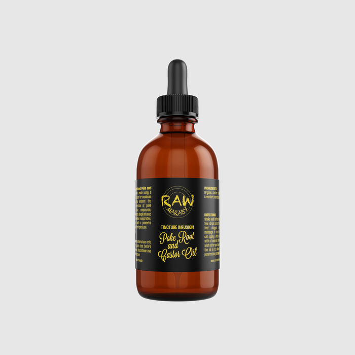 Tincture Infusion: Poke and Castor Oil