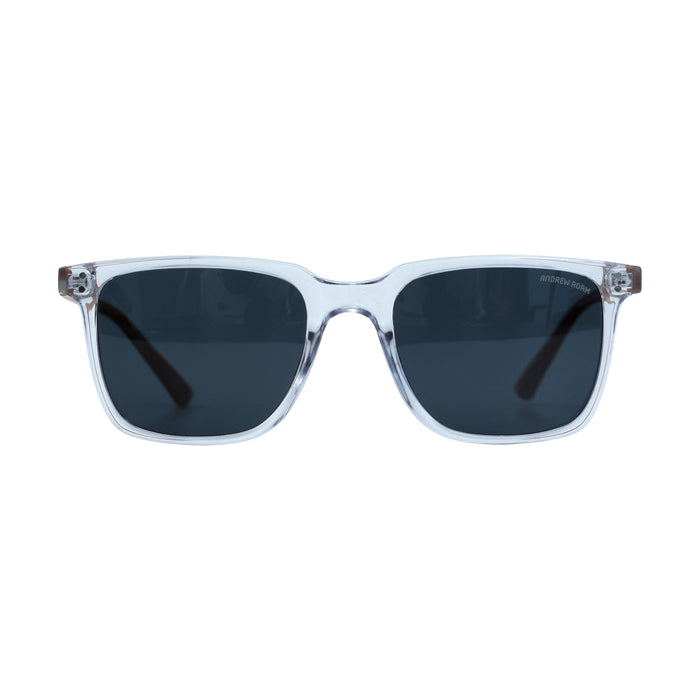 Transparent Brown Rectangle Full Rim
