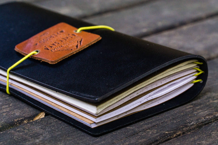 Traveler's Notebook Leather Cover - Black