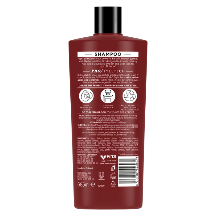 Tresemme Shampoo Keratin Smooth (Imported )(UI) 685ml