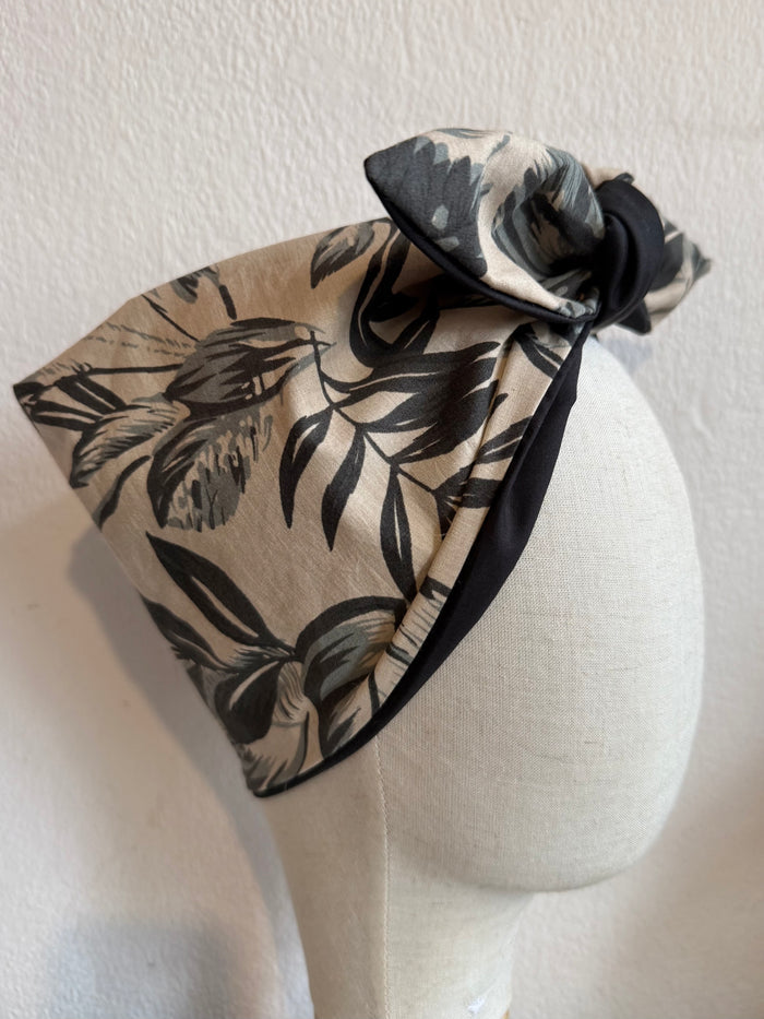 Tropical Print Headscarf (self tie)