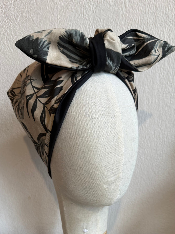 Tropical Print Headscarf (self tie)