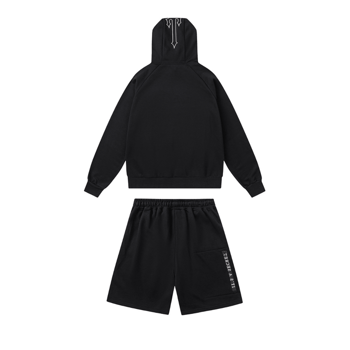 "TS" Hoodie Short Set