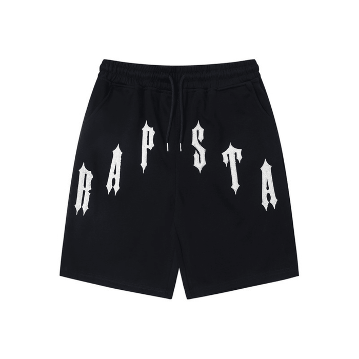 "TS" Short Set Black White