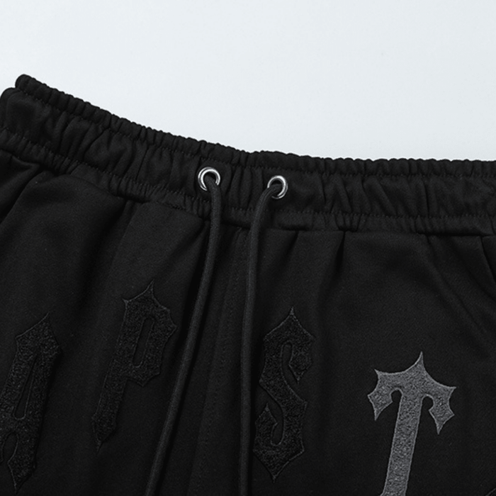 "TS" Short Set Black