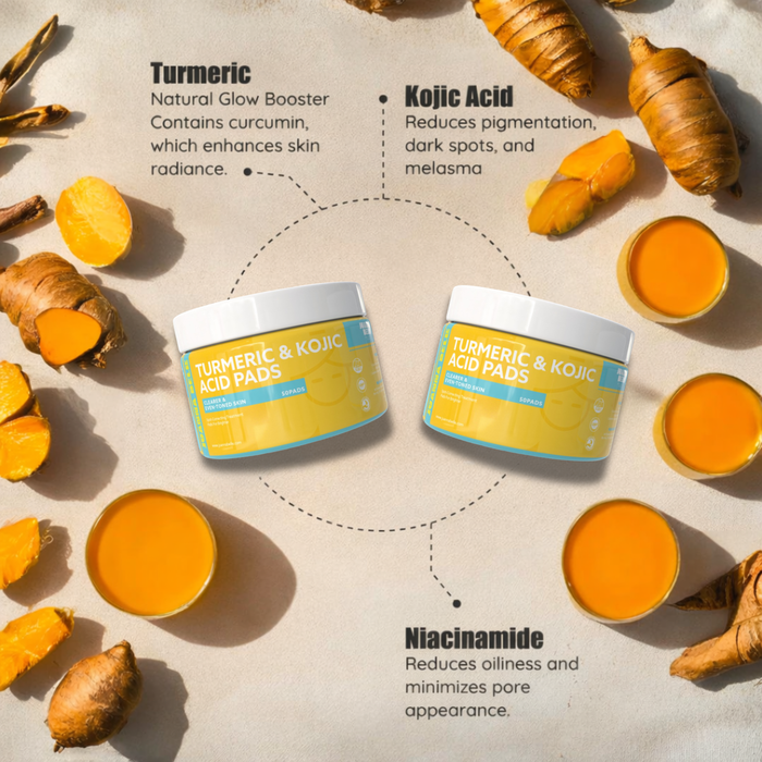 TURMERIC & KOJIC ACID PADS