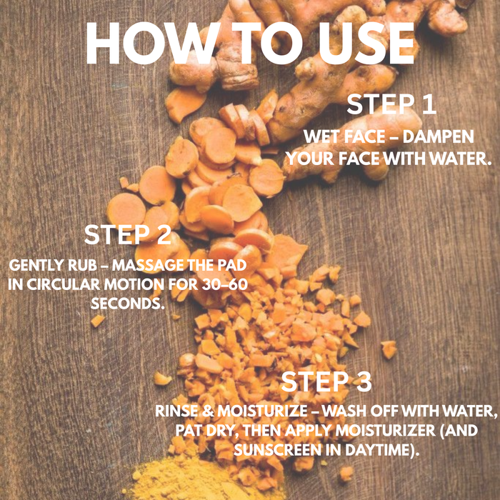 TURMERIC & KOJIC ACID PADS