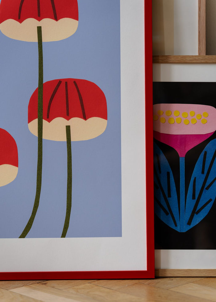 Umbrella Mushrooms by Makitoy