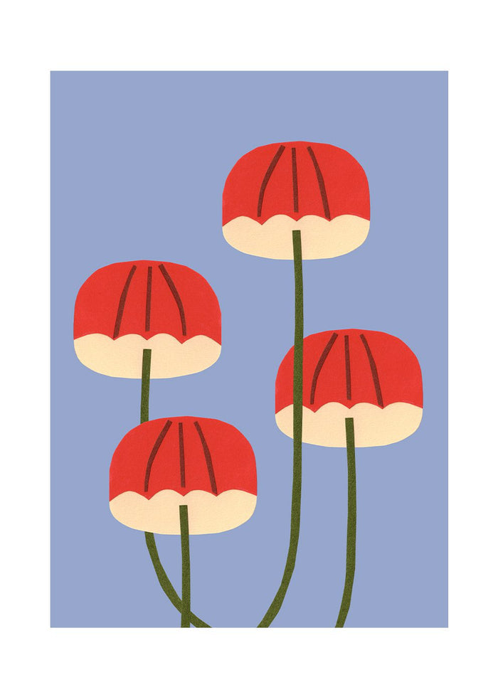 Umbrella Mushrooms by Makitoy