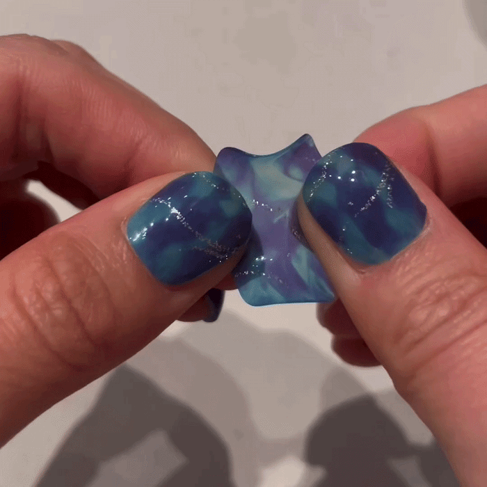 UV-free gel nail River & Navy