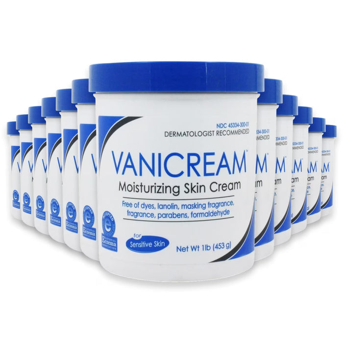 Vanicream Moisturizing Cream - 16 oz - 12 Pack