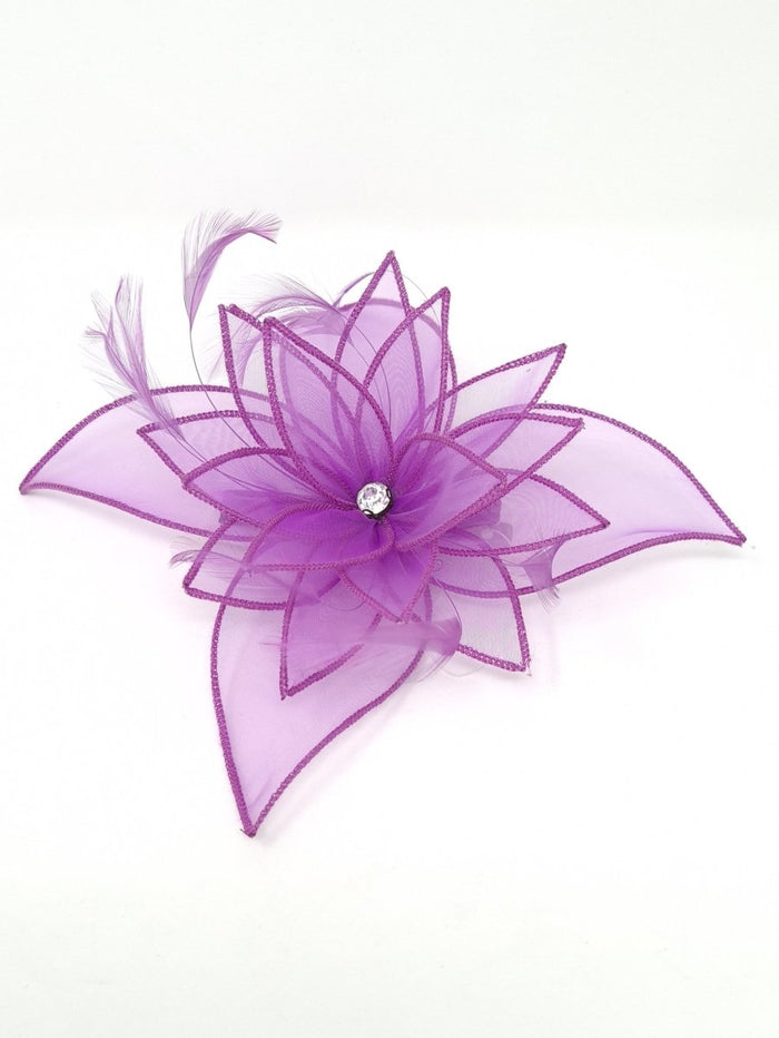 Violet Organza Flower Slide - Franklins