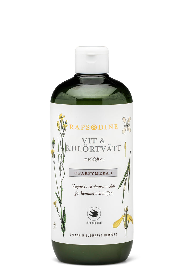 Rapsodine Vit & Kulörtvätt oparfymerad, 750 ml