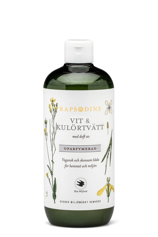 Rapsodine Vit & Kulörtvätt oparfymerad, 750 ml