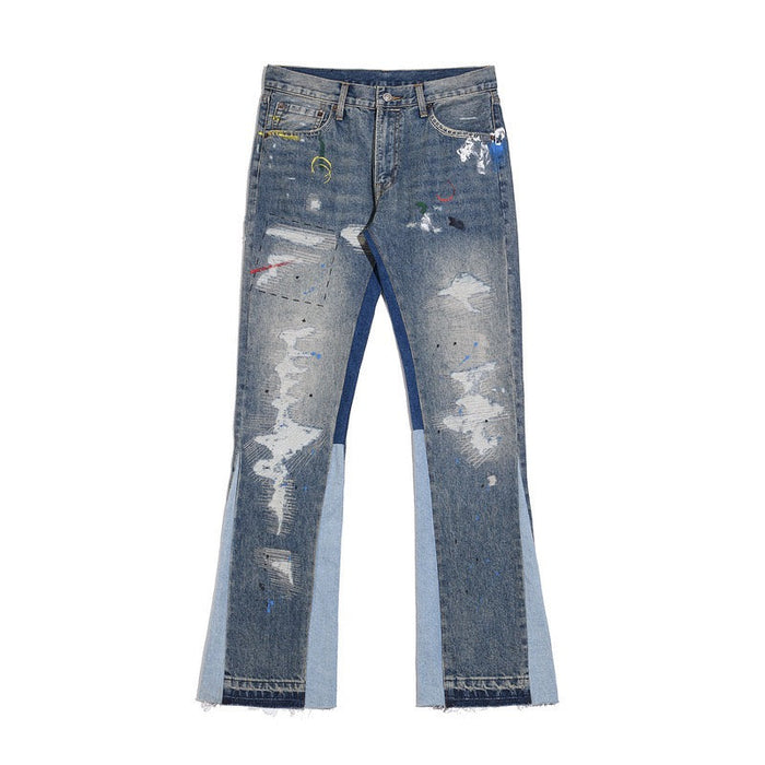 "Wavy"- Flared Denim