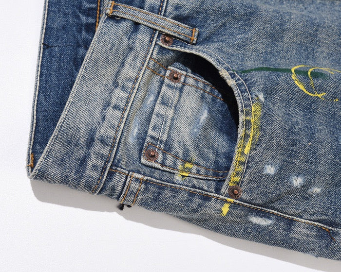 "Wavy"- Flared Denim
